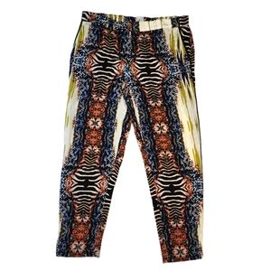SW3 Bespoke Multicolor Patterned Trousers - Black, Orange, Blue, Cream, Yellow